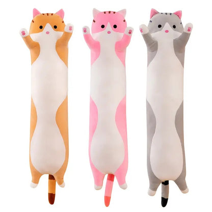 Snuggly Long Cat Cushion Pal
