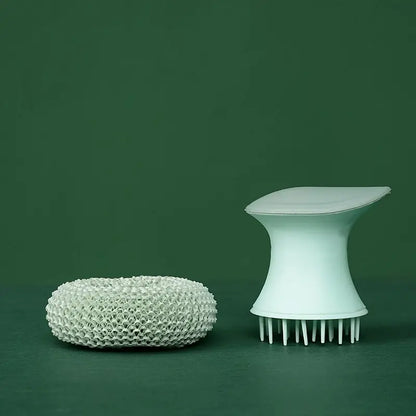 Easy-Detach Kitchen Scrub Brush