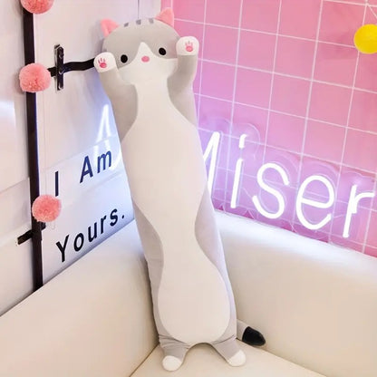 Snuggly Long Cat Cushion Pal