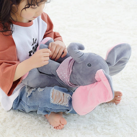 Customizable Musical Plush Elephant for Kids