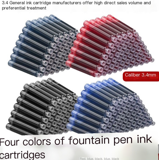 Colorful Writing Ink Cartridges (3.4mm)
