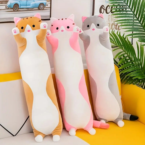 Snuggly Long Cat Cushion Pal
