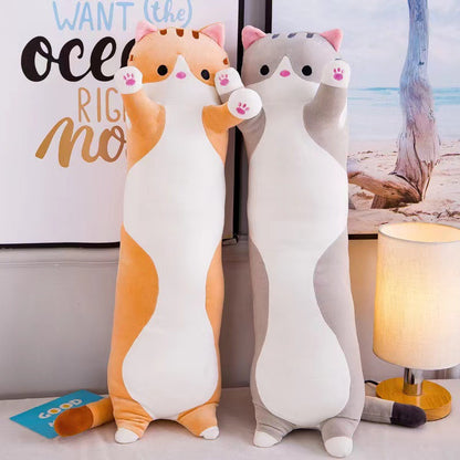 Snuggly Long Cat Cushion Pal