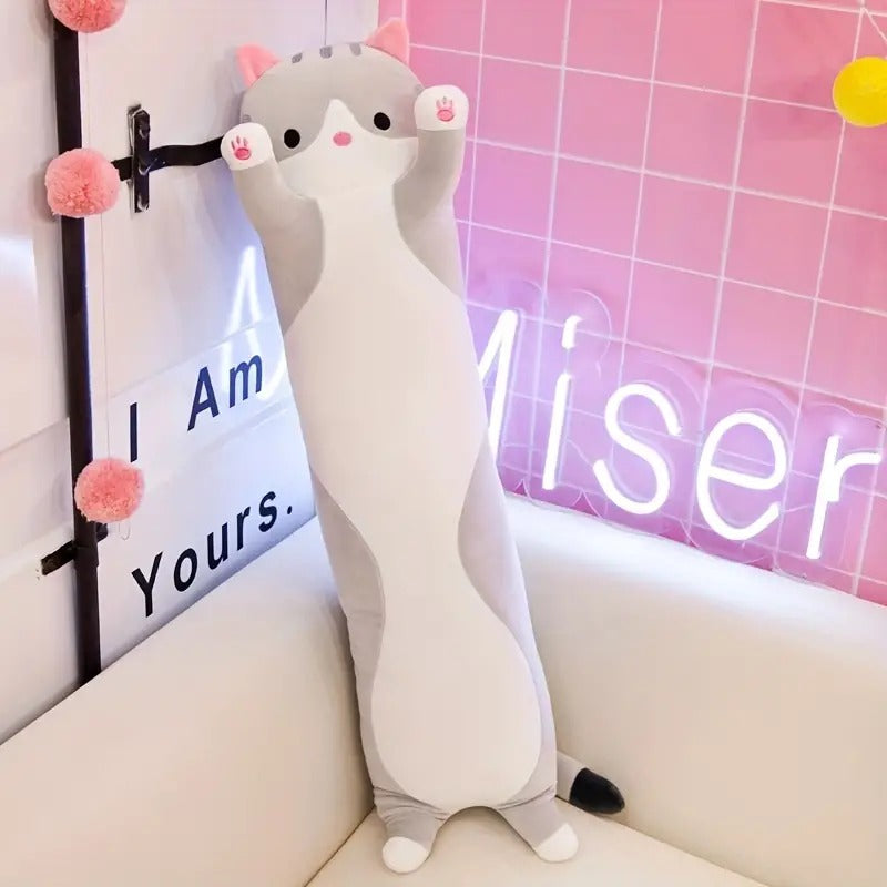 Snuggly Long Cat Cushion Pal